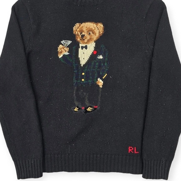 Ralph Lauren Polo Cocktail Bear M - Picture 1 of 8
